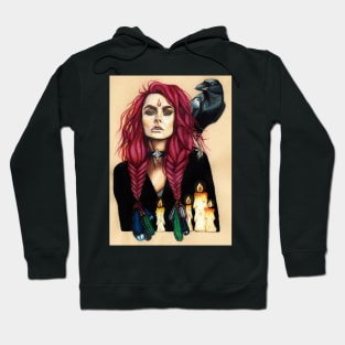 Magenta Witch Hoodie